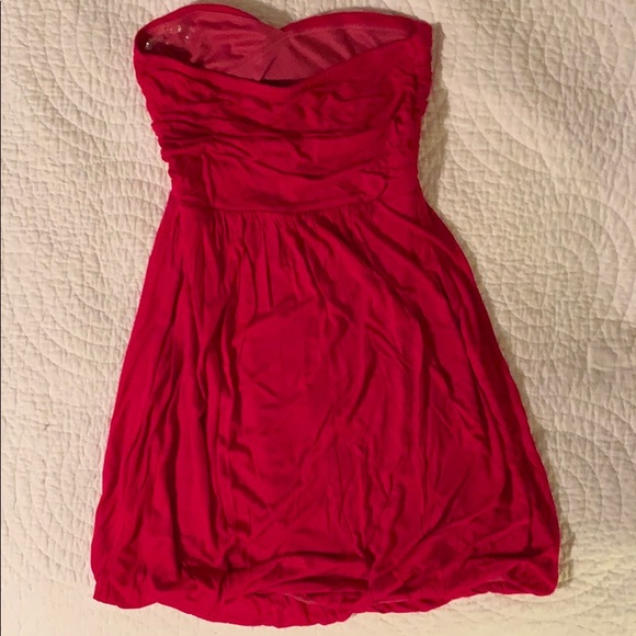 Pink strapless sundress with bubble hem - Picture 3 of 5